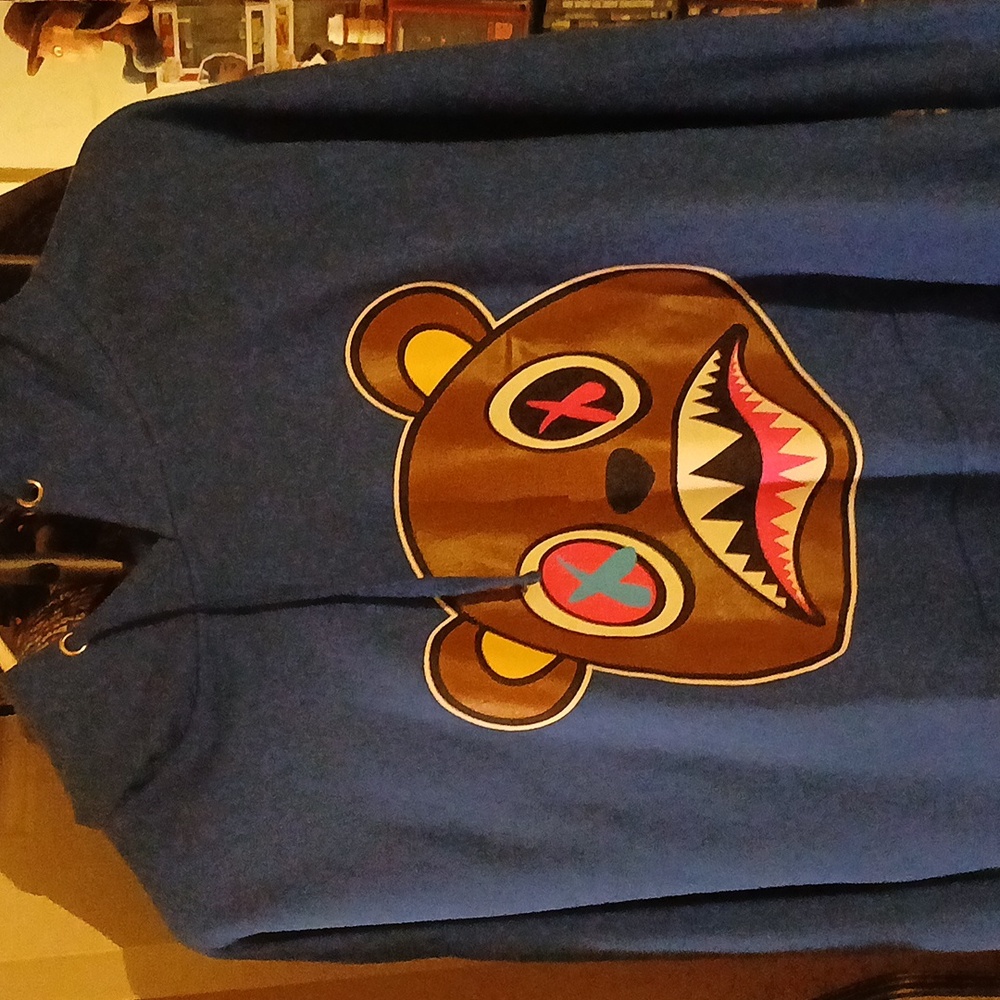 Baws 2xl blue hoody